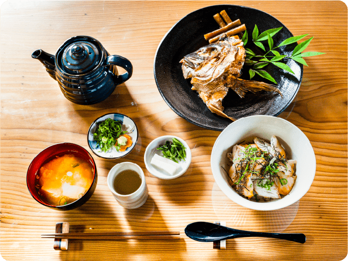 紀州梅まだいお茶漬け御膳